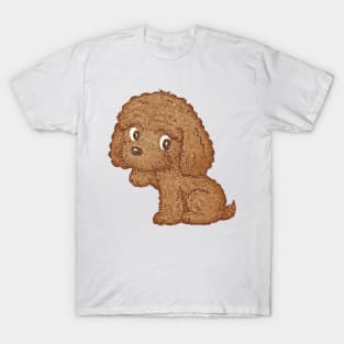 Toy-Poodle sitting T-Shirt